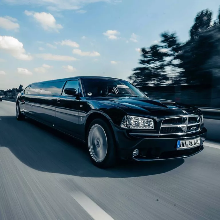 schwarze Limousine