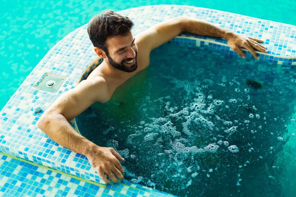 Entspannen im Jacuzzi